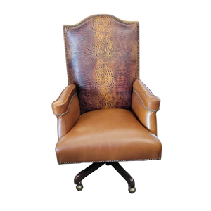 Baron Executive Chair with Loud Croc Leather