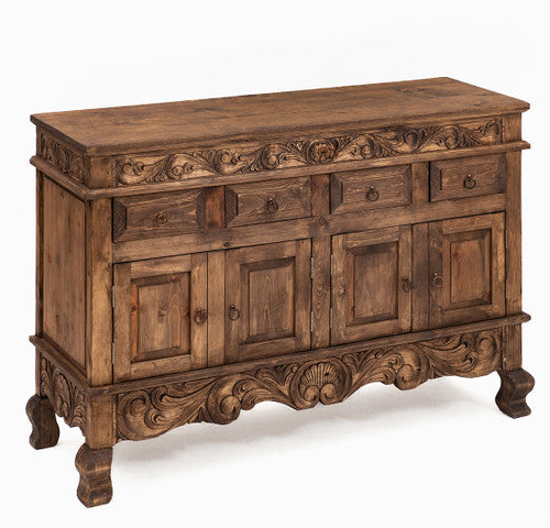 French Scroll Reclaimed Buffet