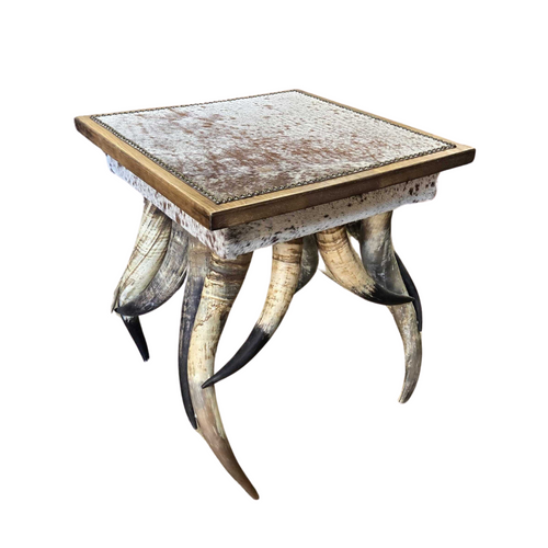 Horn Leg End Table