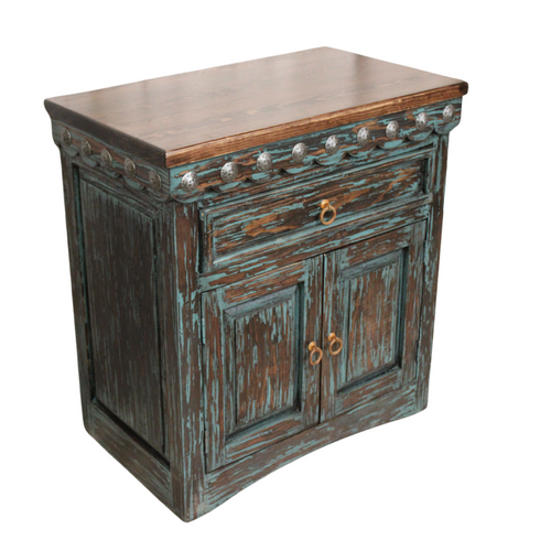 La Quinta Turquoise Nightstand