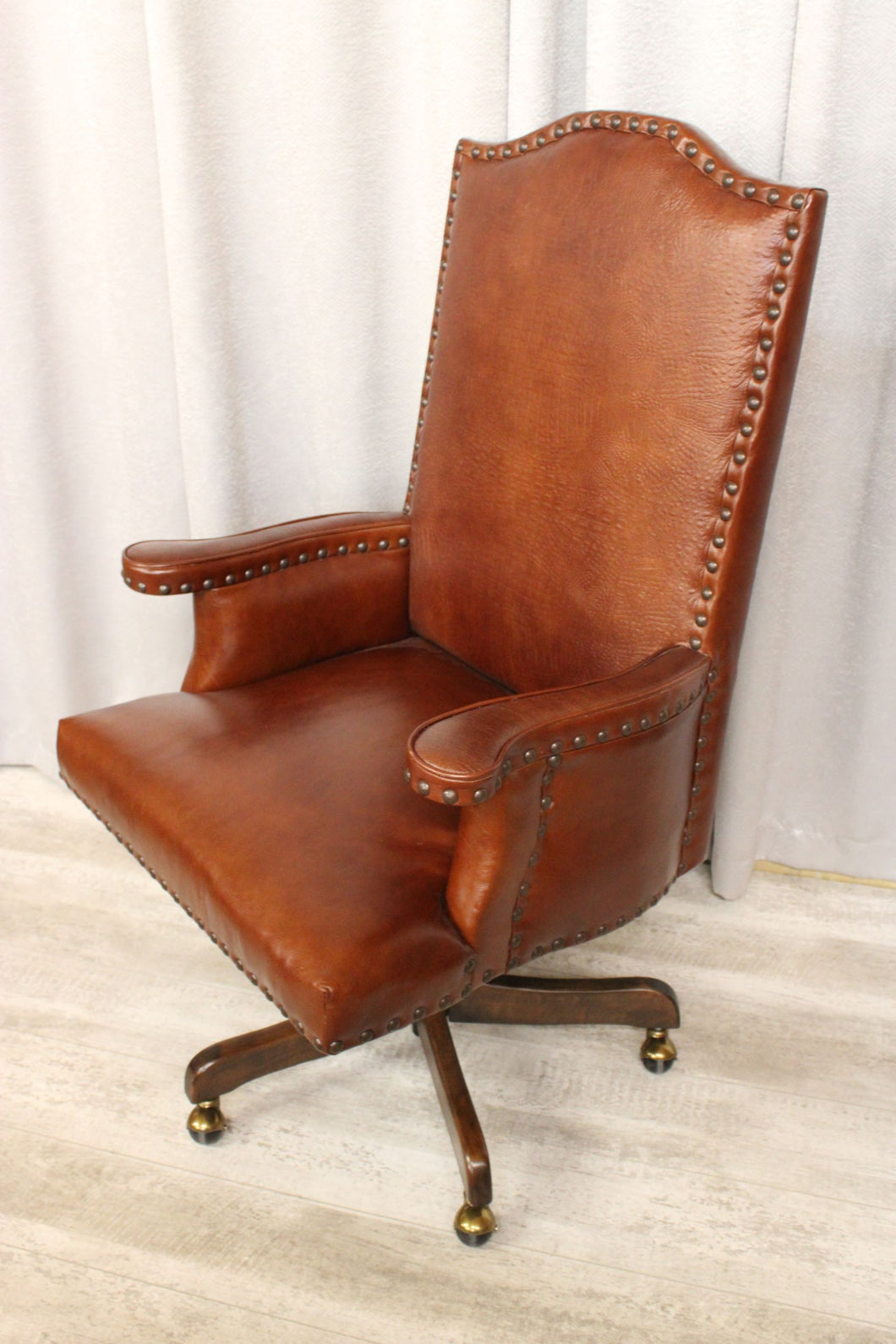 Sorrel Executive Chair with Croc Leather